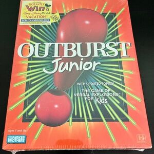 NEW OUTBURST JUNIOR Board Game 1999 SEALED